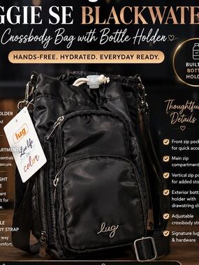 LUG 
Huggie SE 🔥Blackwater bottle holder Crossbody Bag